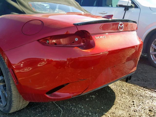 JM1NDAC75G0105829 - 2016 MAZDA MX-5 MIATA RED photo 9