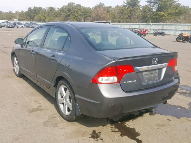 2HGFA1F63AH538408 - 2010 HONDA CIVIC LX-S GRAY photo 3