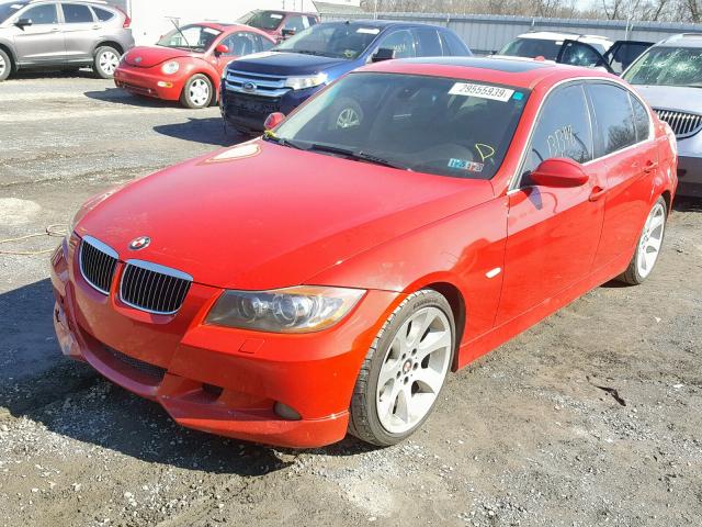 WBAVB33586AZ85060 - 2006 BMW 330 I RED photo 2