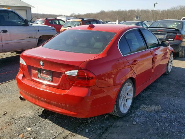 WBAVB33586AZ85060 - 2006 BMW 330 I RED photo 4