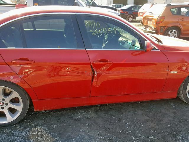 WBAVB33586AZ85060 - 2006 BMW 330 I RED photo 9