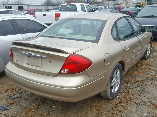 1FAHP56S71A141346 - 2001 FORD TAURUS SEL BEIGE photo 4