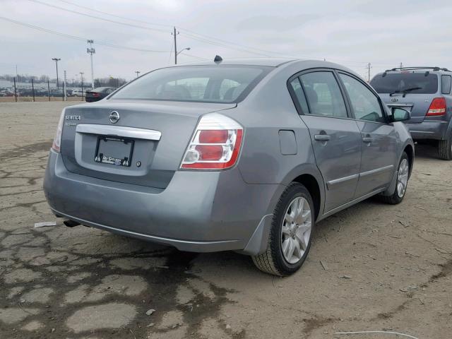 3N1AB6AP1AL713400 - 2010 NISSAN SENTRA 2.0 GRAY photo 4