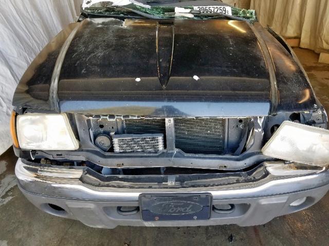 1FTZR15E61TA90407 - 2001 FORD RANGER SUP BLACK photo 7