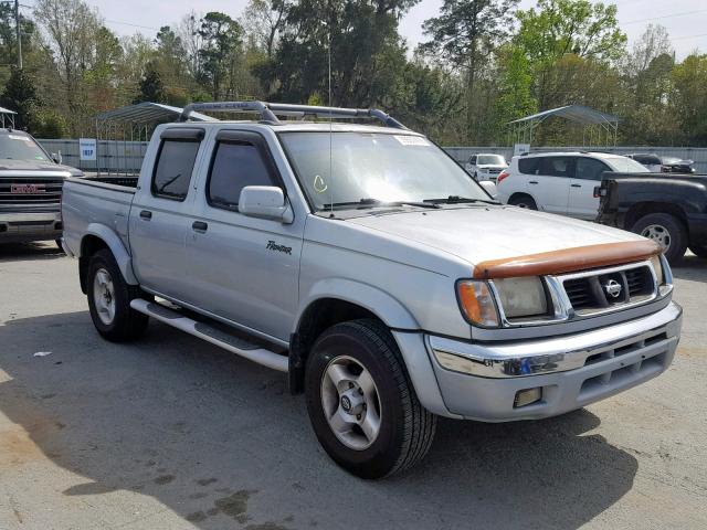 1N6ED27T8YC348111 - 2000 NISSAN FRONTIER C SILVER photo 1