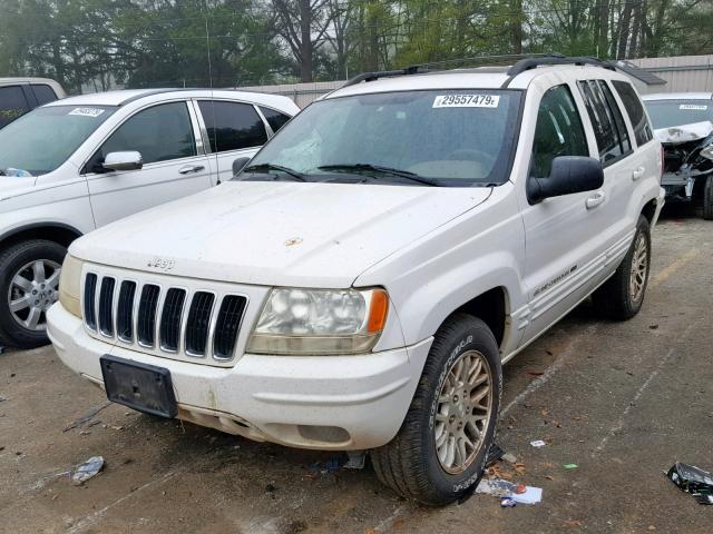 1J4GW58N33C535749 - 2003 JEEP GRAND CHER WHITE photo 2