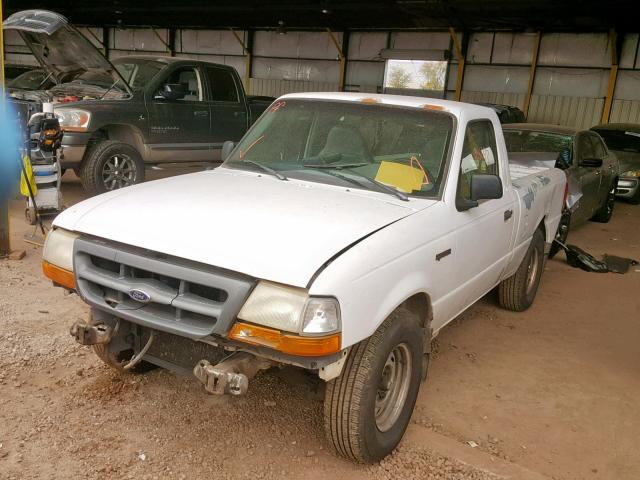 1FTYR10V7YPB64021 - 2000 FORD RANGER WHITE photo 2