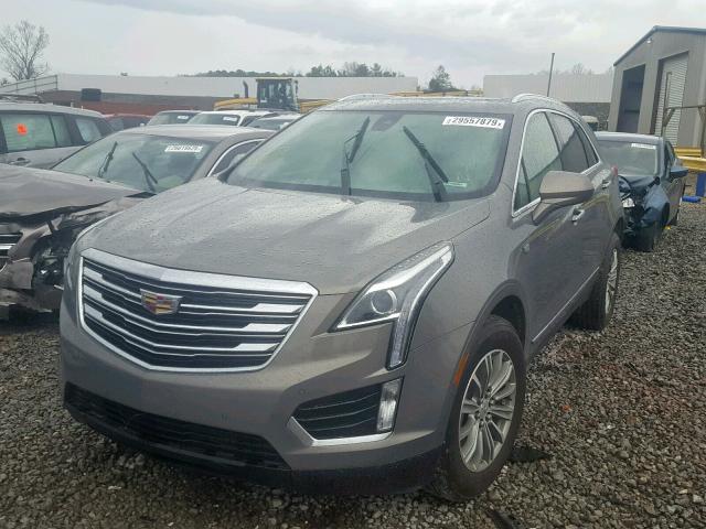 1GYKNBRS4HZ258971 - 2017 CADILLAC XT5 LUXURY GRAY photo 2