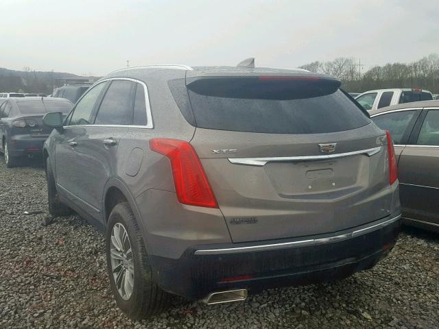 1GYKNBRS4HZ258971 - 2017 CADILLAC XT5 LUXURY GRAY photo 3