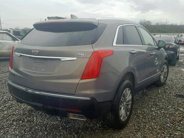 1GYKNBRS4HZ258971 - 2017 CADILLAC XT5 LUXURY GRAY photo 4