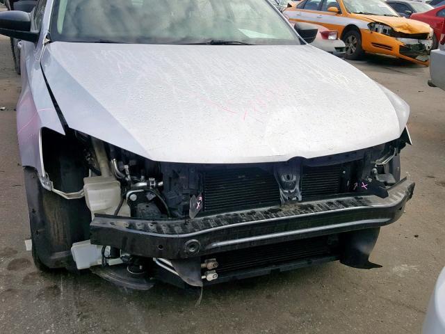 3VW2K7AJ1BM117666 - 2011 VOLKSWAGEN JETTA BASE SILVER photo 9