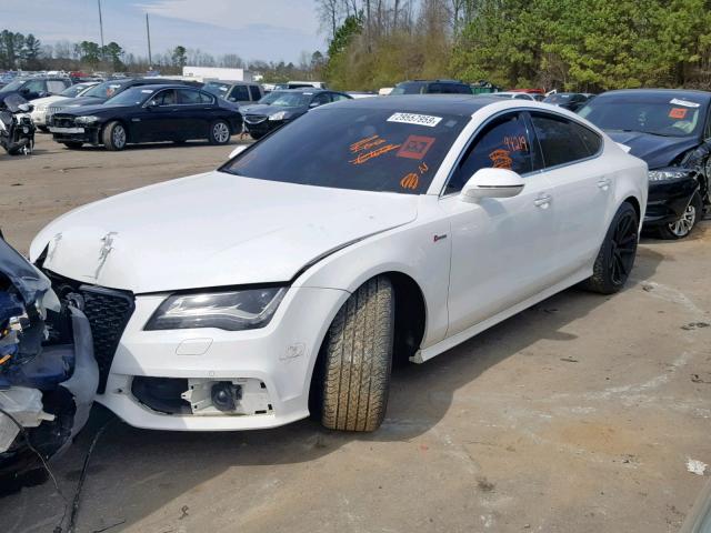 WAUSGAFC1CN026526 - 2012 AUDI A7 PRESTIG WHITE photo 2