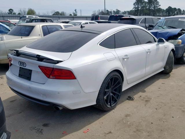 WAUSGAFC1CN026526 - 2012 AUDI A7 PRESTIG WHITE photo 4