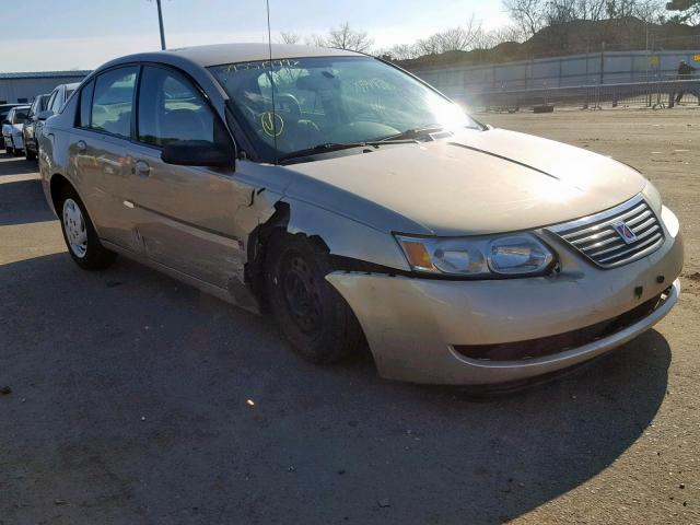 1G8AJ55F66Z209110 - 2006 SATURN ION LEVEL GOLD photo 1