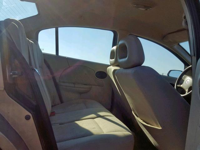 1G8AJ55F66Z209110 - 2006 SATURN ION LEVEL GOLD photo 6