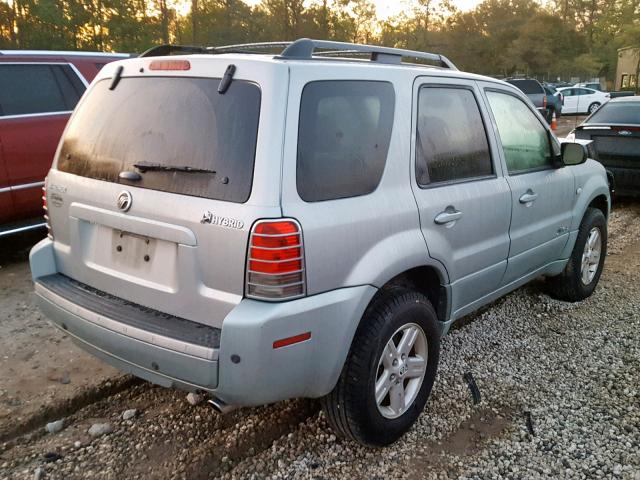 4M2CU98H76KJ01575 - 2006 MERCURY MARINER HE SILVER photo 4