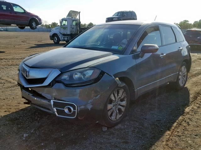 5J8TB1H24BA003050 - 2011 ACURA RDX GRAY photo 2