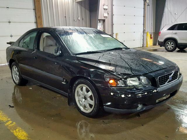 YV1RH59HX32251763 - 2003 VOLVO S60 2.5T BLACK photo 1