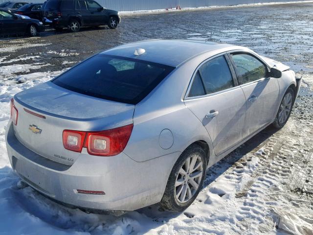 1G11H5SL0EU154721 - 2014 CHEVROLET MALIBU LTZ SILVER photo 4