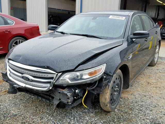 1FAHP2EW5AG167086 - 2010 FORD TAURUS SEL BLACK photo 2