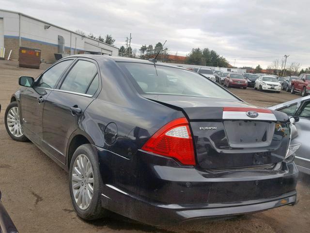 3FADP0L39AR200000 - 2010 FORD FUSION HYB BLACK photo 3