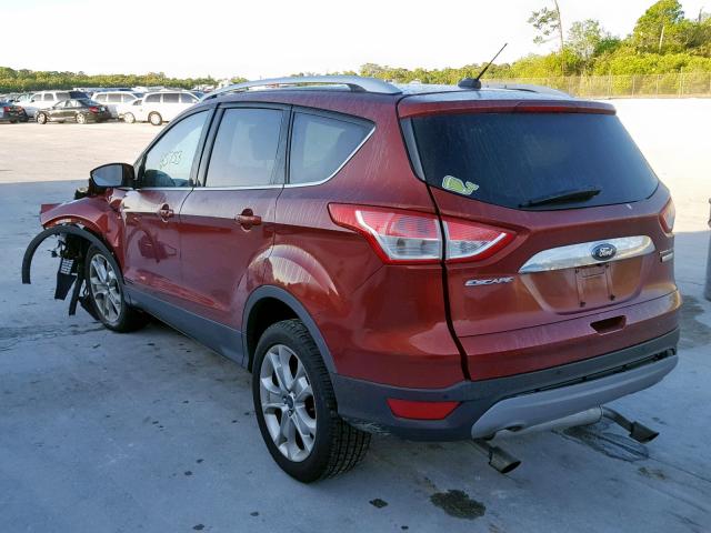 1FMCU0JX0EUB97115 - 2014 FORD ESCAPE TIT RED photo 3