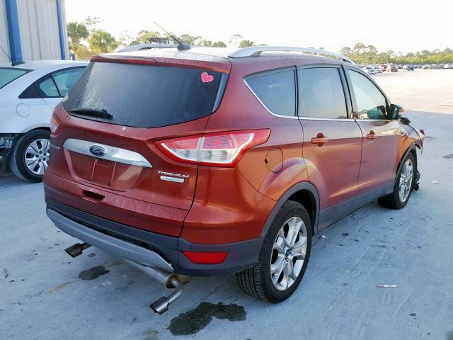 1FMCU0JX0EUB97115 - 2014 FORD ESCAPE TIT RED photo 4