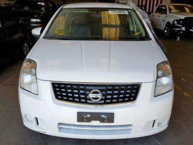 3N1AB61E49L619618 - 2009 NISSAN SENTRA 2.0 WHITE photo 10