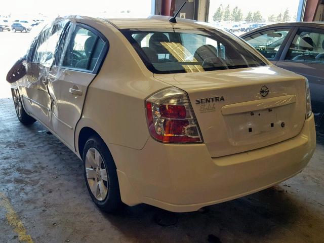 3N1AB61E49L619618 - 2009 NISSAN SENTRA 2.0 WHITE photo 3