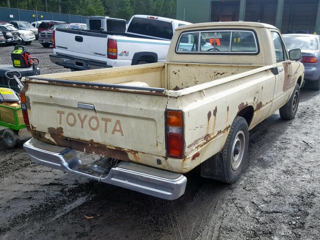 JT4RN44D7D1155772 - 1983 TOYOTA PICKUP 1/2 TAN photo 4