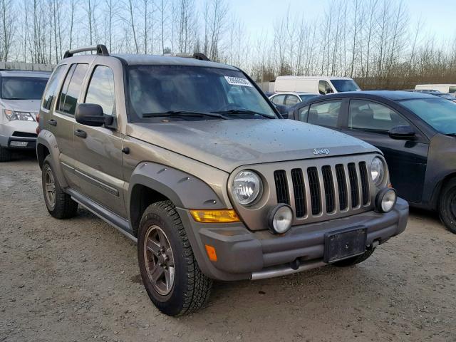 1J4GL38K55W632794 - 2005 JEEP LIBERTY RE BROWN photo 1