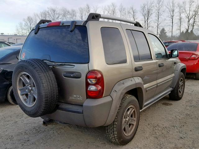 1J4GL38K55W632794 - 2005 JEEP LIBERTY RE BROWN photo 4