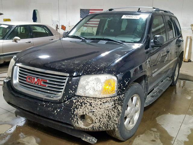 1GKDT13S862239356 - 2006 GMC ENVOY BLACK photo 2