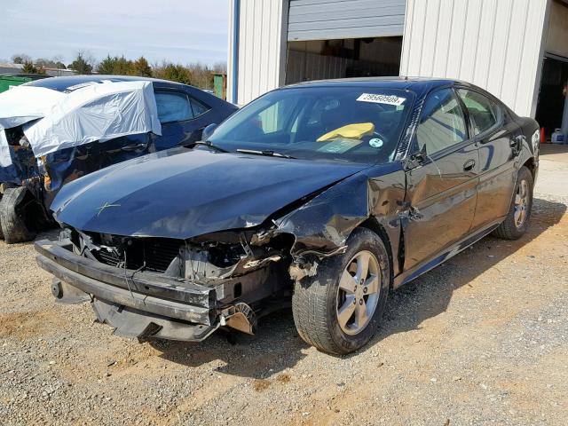 2G2WP552681189223 - 2008 PONTIAC GRAND PRIX BLACK photo 2