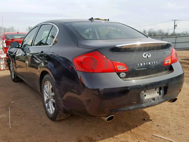 JNKCV61F79M359449 - 2009 INFINITI G37 BLACK photo 3