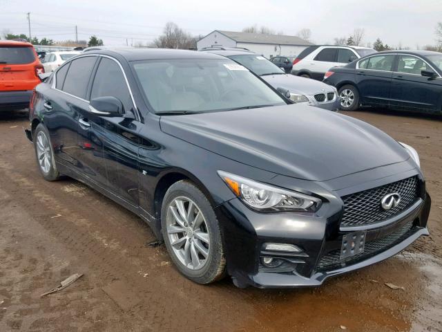 JN1BV7AR8EM684007 - 2014 INFINITI Q50 BASE BLACK photo 1