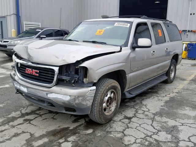 3GKEC16T51G161711 - 2001 GMC YUKON XL C TAN photo 2