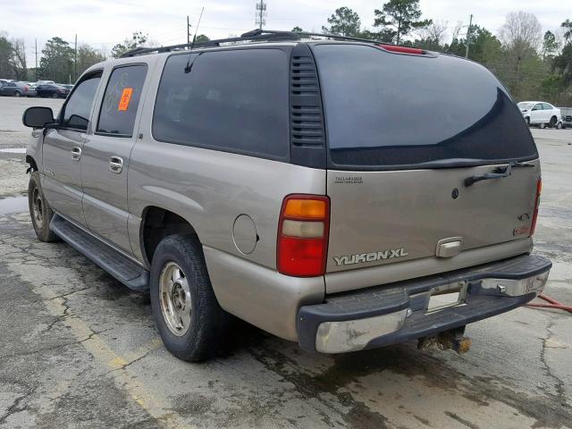 3GKEC16T51G161711 - 2001 GMC YUKON XL C TAN photo 3