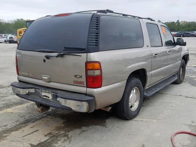 3GKEC16T51G161711 - 2001 GMC YUKON XL C TAN photo 4