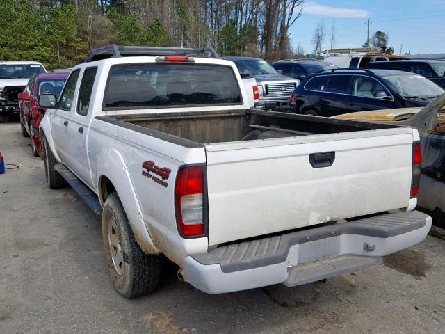 1N6ED29Y13C459004 - 2003 NISSAN FRONTIER C WHITE photo 3