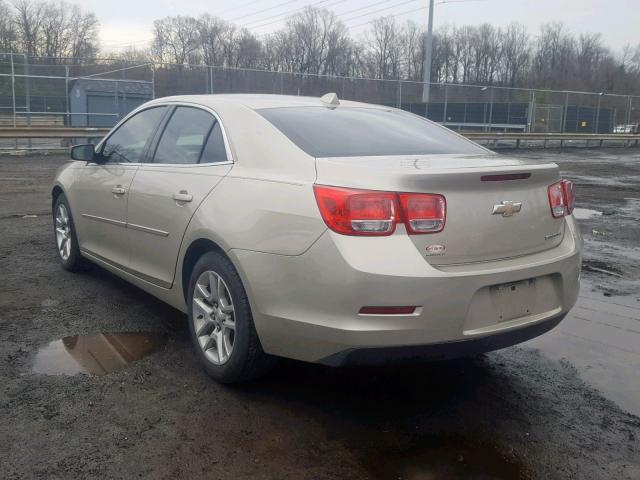 1G11C5SLXEF116612 - 2014 CHEVROLET MALIBU 1LT GOLD photo 3