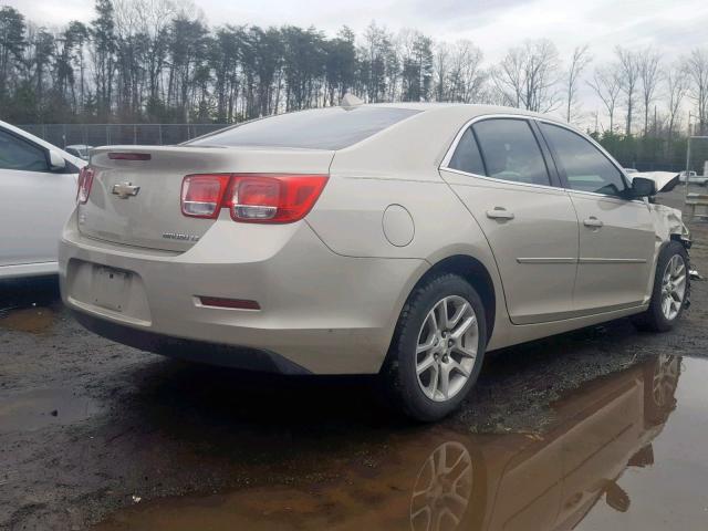 1G11C5SLXEF116612 - 2014 CHEVROLET MALIBU 1LT GOLD photo 4