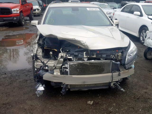 1G11C5SLXEF116612 - 2014 CHEVROLET MALIBU 1LT GOLD photo 9