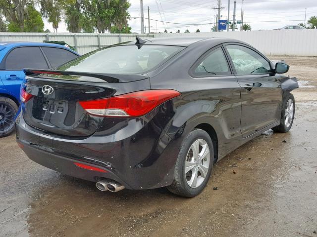 KMHDH6AE1DU022610 - 2013 HYUNDAI ELANTRA CO BLACK photo 4