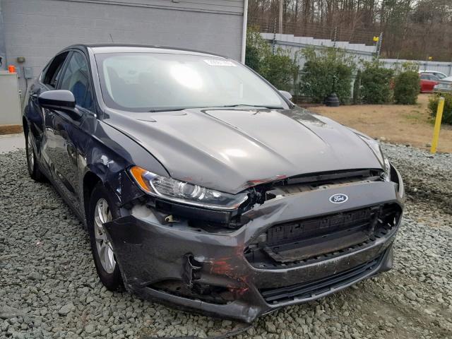 1FA6P0G77F5122882 - 2015 FORD FUSION S GRAY photo 1