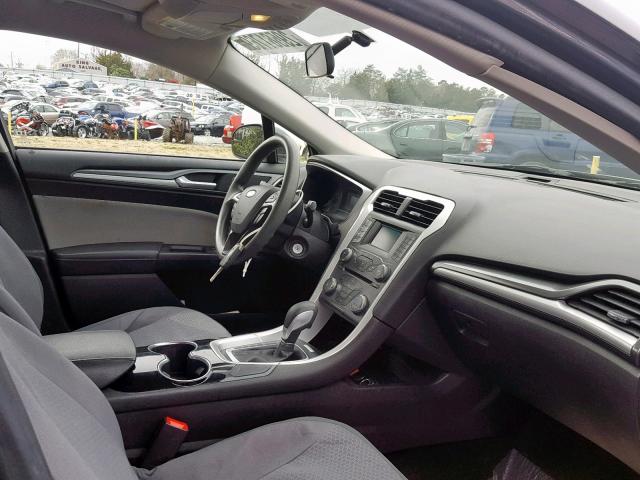 1FA6P0G77F5122882 - 2015 FORD FUSION S GRAY photo 5