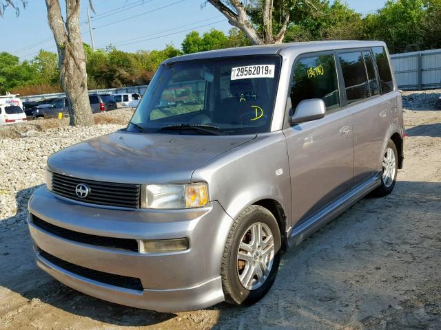 JTLKT324964123321 - 2006 TOYOTA SCION XB ნაცრისფერი ფოტო 2