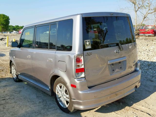 JTLKT324964123321 - 2006 TOYOTA SCION XB ნაცრისფერი ფოტო 3