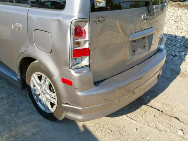 JTLKT324964123321 - 2006 TOYOTA SCION XB ნაცრისფერი ფოტო 9