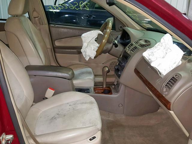 1G1ZU64875F183120 - 2005 CHEVROLET MALIBU MAX წითელი ფოტო 5